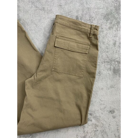 dELiA’s by Dolls Kill Pant Women XL Khaki Chasing Pavements Wide Leg Y2K Grunge - Picture 2 of 16